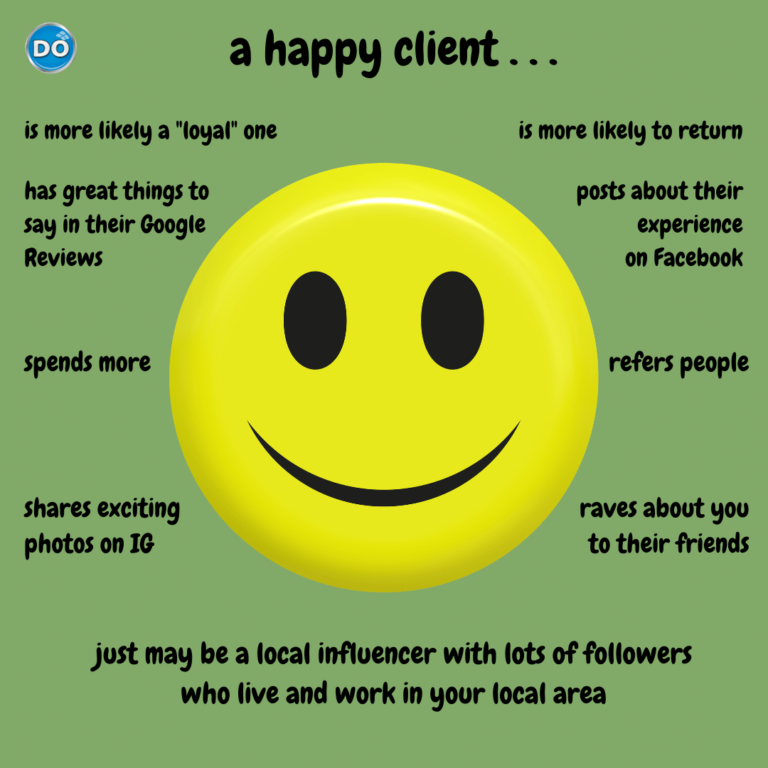 a happy client