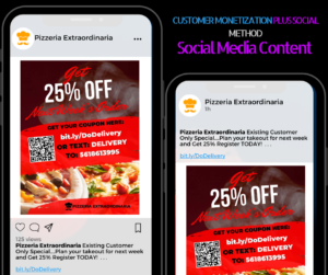 Delivery Plus Social Media Content