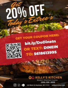 Dine In Flyer