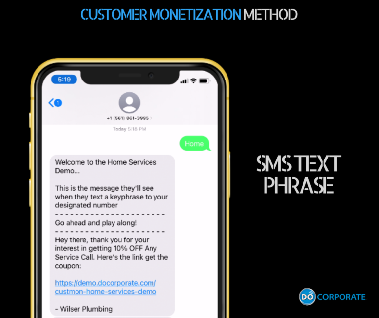 Home Services SMS Text Phrase