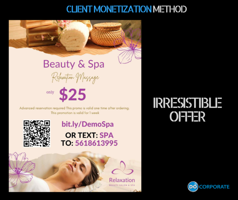 Spa Irresistible Offer