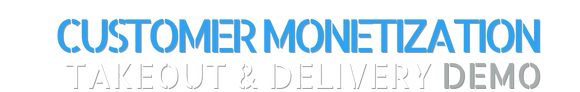 Takeout Demo Customer Monetization Logos