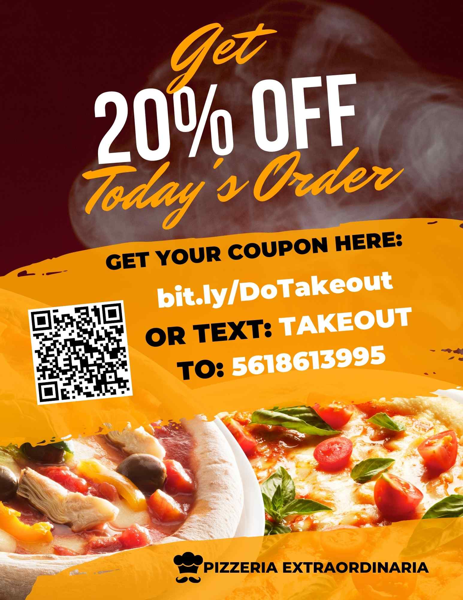 Takeout Flyer Pizza site image
