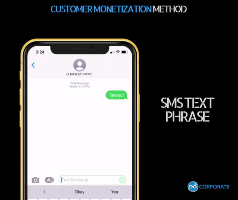 Takeout SMS Text Phrase