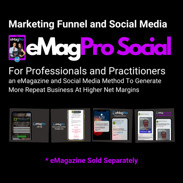 eMagPro Marketing Funnel and Social Media
