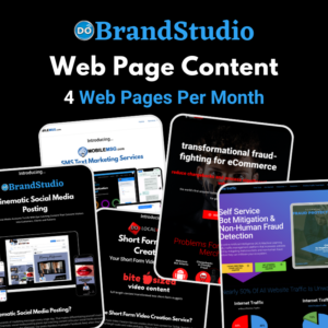 DoBrandStudio 4 Web Pages Per Month